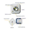 LED Motion Sensor Lights Armadio Armadio Armadio Lampada Night Light Luminosità regolabile Brightness Angolo di illuminazione Luce bianca