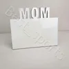 Blank Sublimation Frames Wooden Thermal Transfer Phase Plate MOM Personalized Gift Frames Mother's Day Festival Frame CYZ2976