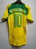 1970 PELE Special 2002 Brasil camisas de futebol 1998 camisas retrô Carlos Romário Ronaldo Ronaldinho 2004 camisa de futebol 1994 BEBETO 2006 1982 RIVALDO 1958 1962