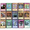 66 pcs inglês yugioh cartões yu-gi-oh cartão jogando jogo yu gi ohtrading batalha carte escuro coleção mágica crianças brinquedo de natal g220311