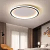 Taklampor Modern LED-lampa för sovrumstudie Matsal Kök Minimalistisk Ultra Tunna Round Takläggning Ljusbelysningsarmaturer