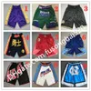 Top Team Basketball Short Just Don Sport Shorts Hip Pop Hose mit Tasche Reißverschluss Jogginghose Blau Weiß Schwarz Rot Rosa Herren genäht