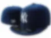 Granatowy kolor Nowy haft letni baseball sporty sportowy czapkę męską pełne zamknięte czapki swobodny list rekreacyjny A C247J
