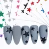 Красочный звездный дизайн 3D наклейки для ногтей. Передача ползунков для DIY ногти