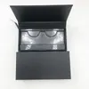 Schwarz-weiße Wimpernhüllen, individuelles Private Label, akzeptieren harte magnetische Box für 25 mm dramatische Wimpern, 3D-Nerzwimpern