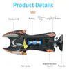 Cadeau d'anniversaire 1:47 2.4G Dual Motor Racing 20min en utilisant le modèle de temps RC Boat Children Toys High Speed Rowing Outdoor Waterproof Ship