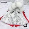 Parka per bambini per le ragazze 2020 inverno spesso ragazze cappotto di pelliccia sintetica bambini cappotto di moda per i vestiti della ragazza giacca tuta da neve per bambini LJ201130