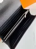 Modedesigner plånbok lyxys herr kvinnor plånböcker läder väskor hög kvalitet klassiska blommor mynt handväska pläd korthållare koppling handväskor med original låda 611l79