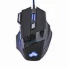 Мыши Fashion Classic 5500DPI LED Optical Gamer Mouse USB Wired Gaming 7 Button Computer для ноутбука Dropship1