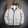 Vestes d'hiver Hommes Fourrure Chaud Coton Épais Grande Poche À Capuche Parkas Hommes Mode Casual Manteaux Chauds Plus La Taille 3xl 4xl 5xl Pardessus