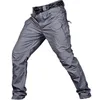 pantaloni cargo da uomo multi tasca pantaloni sportivi tattici da esterno esercito militare plus size pantaloni da trekking elastici impermeabili ad asciugatura rapida 220212