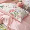 Svetanya pastoral bomulls sängkläder uppsättning utskrift sängkläder (ark pillowcase duvet lock) singel dubbel drottning kung storlek t200706