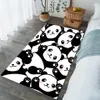 Beddingoutlet panda dekorativa mattor för vardagsrum tecknad regnbåge golv matta djur barn sovrum matta alfombra 152x244cm 201225