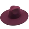 Ball Caps Fedoras in bulk Grote Grote Brede Rand Hoeden Top Formele hoed Dame Vilten Fedora Hoed Mannen Vrouwen Jazz Panama Cap Man Vrouw Caps Man Vrouw Mode Accessoires Groothandel