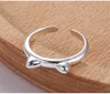 Серебряные кольца для женщин для женщин Кольцо для пальцев Кольцо для пальцев Регулируемая сумка Femme Anillos Mujer Bohemia Beach Phooth Acceosures Ретро Ювелирные Изделия