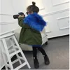 여자 두꺼운 모피 재킷 아기 공주 옷 겨울 따뜻한 재킷 어린이 칼라 후드 겉옷 망토 옥외 코트 201106