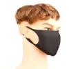 Vinter Gratis DHL Frakt Svart Mask Mjuk Bomull Andningsmask Anti-Damm Earloop Mouth Face Cover Unisex Outdoor Riding Lycra Cotton Mask