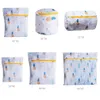 NEWbag pecial anti deformation mesh protection roller in laundry pouch clothes sack bra underwear A set of 6pc RRE12257