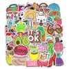 50 Pcs Nonrepeating Waterproof Games Beach Style Vinyl Stickers Water Bottle Laptop MacBook Computer Phone Pad for Teen Girls DIY1584107