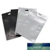 100Pcs Clear Front Resealable Zip Lock Plastic Storage Bag Retail Poly Pouch with Hang Hole Mylar Foil Jewelry Packages