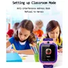 Q12 Childrens Smart Watch SOS電話監視SIM CARD PO WaterProof IP67 Kids Gift for iOS Android4061648の子供向けスマートウォッチ