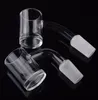 25mm XL XXL 플랫 탑 4590 학위 석영 Banger 네일 5mm 두꺼운 바닥 Domeless 석영 네일 10mm 14mm 18mm 유리 봉