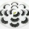 7 pairs False Eyelashes Long Makeup 6d Mink Lash Handmade Natural Densely Flower Type of Lotus Plate Extension Fake Lashes For Bea7167775