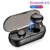 Беспроводные наушники Bluetooth V5.0 F9 TW TWS Беспроводные Bluetooth-наушники Светодиодный дисплей с гарнитурой Power Bank 2000MAH с микрофоном