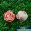 Venta al por mayor- 20 unids / lote 2.5 cm espuma barata manchada Mini cabeza de flor de rosa artificial para la decoración del día de San Valentín del coche de la boda DIY