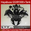 Body OEM + Serbatoio per Suzuki Glossy Black Hayabusa GSXR 1300CC GSXR-1300 1300 cc 1996 2007 74No.18 GSX-R1300 GSXR1300 96 97 98 99 00 01 GSX R1300 02 03 04 05 06 07 Kit carenatura