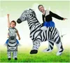 Талисман костюмированные Zebra Costumesinflature Tight Game платье одежда одежда рекламный карнавал Хэллоуин Пасхальный фестиваль для взрослых