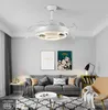 Nordic slaapkamer decor salon led plafond ventilator licht lamp eetkamer ventilatoren met verlichting afstandsbediening lampen om te leven