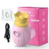 Nxy vibradores impermeável coroa intensa vibração mulher brinquedos sexuais clitóris licking rose adulto produtos g spot chupando vibrador 0104