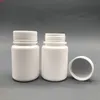 50+2pcs 30ml 30cc 30g PE White Pharmaceutical Empty Plastic Pill Bottles Medicine Bottle with Cap & Aluminum Sealergood qualtit