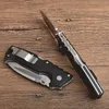 AD-10 Tactical Składany Nóż S35VN Drop Point Blade Black G10 + Uchwyt blach ze stali nierdzewnej z pudełkiem detalicznym