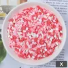 500g Polímero Hot Macio Beads Flat Rodada Solta Sprinkles Colorido Para Diy Artesanato Pequeno Linda Plástico Slime Acessórios 0941