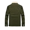 Homens Bomber de Inverno Força Aérea Piloto MA1 Aviation Macho Macho Collar Army Green Tactical Mens Jaqueta Casacos 201106