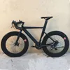 Ruote da 90 mm Bici da strada grigie Biciclette Bicicletta da corsa Shimano 14 velocità Cicli freno a doppio disco in lega di alluminio Bici da esterno