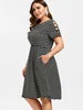 wipalo plusサイズはラインドレスドレスの紋章弾性ウエストドレス夏のカジュアルワークドレス女性ドレスvestidos y2001208687603