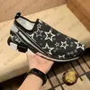 Męskie kultowe buty Sorrento Slip-on Sneakers z plam Espadrilles Stretch Knit Sock Trainers Dwukierunkowy Gumowy Micro Sole Kobiet Miłość Rodzinny Przypadkowy but