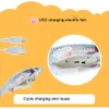 Jouet de chat électrique automatique pour animaux de compagnie cataire poisson simulation jouets jeu interactif chargement USB pour chien chaton gratter fournitures à mâcher LJ200826