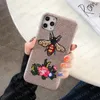 Top Design 3D Phone Cases for iPhone 13 13pro 12 Mini 12pro 11 Pro Max X Xs Xr 8 7 Plus 8plus 7plus Bowknot Embroidery Fiber Animal Tiger Duck Print Shell Case Cover