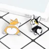 Corgi Butt Emaye Pimleri Tatlı Sevimli Köpekler Rozet Broş Çanta Kıyafetleri Yoklu Pin Karikatür Hayvan Mücevher Hediye Hayranlar İçin Çocuklar Friend8218181