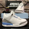 Topkwaliteit Jumpman 3 3s Heren Dames basketbalschoenen Fire Red Fragment Flight Knicks Bio Beige UNC Zwart Wit Cement Heren Sport Trainers Sneakers