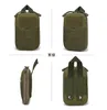 Outdoors Sport Pocket Bags Multifunctional Tool Socket Small Square Bag Solid Color Nylon Running Mobile Phone 6 7ak M2