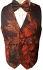 2023 NOWOŚĆ kamizelki Camo Groom Groom Groomsmen Vest Slim Fit Mens Suit Kamizel