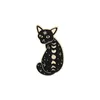 Brooches Pin for Women Men Kids Moon Black Cat Enamel Fashion Dress Coat Shirt Demin Metal Brooch Pins Badges Promotion Gift Wholesale