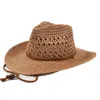 Panama chapeau été soleil chapeaux pour femmes homme plage chapeaux de paille pour hommes Protection UV casquette chapeau femme women039s cowboy caps9519580