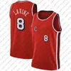 DeMar 11 DeRozan Zach 8 LaVine Jersey Basketball إرتداد 23 مايكل دينيس سكوتي رودمان بيبين الفانيلة 75th Anniversary Lonzo Derrick Ball Rose 2022 city