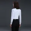 Women Blouse Bloge Button a maniche lunghe Ladies Ladies Office Work Shirts Elegant Female Blusas Satin Slim Wear New Arrival T200321